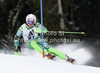 Henrik Kristoffersen of Norway skiing in the first run of the Men Slalom race of Audi FIS alpine skiing World Cup in Kitzbuehel, Austria. Slalom race of Men Audi FIS Alpine skiing World Cup 2012-2013, was held on Sunday, 27th of January, 2013, on  course Ganslern in Kitzbuehel, Austria.
