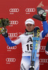 Second placed in combination race Alexis Pinturault of France celebrates his medal won in the Men Classic Combination race of Audi FIS alpine skiing World Cup in Kitzbuehel, Austria. Slalom race of Men Audi FIS Alpine skiing World Cup 2012-2013, was held on Sunday, 27th of January, 2013, on  course Ganslern in Kitzbuehel, Austria.

