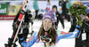Winner and new super-g World champions Tina Maze of Slovenia celebrates her victory in the finish of the Ladies Super G race of Fis Alpine World Ski Championships 2013 Schladming, Austria. Ladies Super G race of Fis Alpine World Ski Championships 2013 Schladming, was held on Tuesday, 5th of February, 2013, on  course Streicher in Schladming , Austria.
