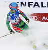 Tanja Poutiainen of Finland reacts in the finish of the first run of the Ladies Giant Slalom race of FIS Alpine World Ski Championships 2013 Schladming, Austria. The Ladies Giant Slalom race of Fis Alpine World Ski Championships 2013 Schladming, was held on Thursday, 14th of February, 2013, on  course Planai in Schladming, Austria.
