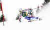 Alexis Pinturault of France skiing in the first run of the Mens Giant slalom race of Audi FIS Ski World cup Kranjska gora, Slovenija. The Mens Giant Slalom race of Audi FIS Ski World cup 2013 was held on Saturday, 9th of March, 2013, on  course Podkoren in Kranjska gora, Slovenija.
