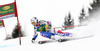 Alexis Pinturault of France skiing in the first run of the Mens Giant slalom race of Audi FIS Ski World cup Kranjska gora, Slovenija. The Mens Giant Slalom race of Audi FIS Ski World cup 2013 was held on Saturday, 9th of March, 2013, on  course Podkoren in Kranjska gora, Slovenija.
