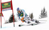 Fritz Dopfer of Germany skiing in the first run of the Mens Giant slalom race of Audi FIS Ski World cup Kranjska gora, Slovenija. The Mens Giant Slalom race of Audi FIS Ski World cup 2013 was held on Saturday, 9th of March, 2013, on  course Podkoren in Kranjska gora, Slovenija.
