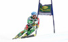Marcus Sandell of Finland skiing in the first run of the Mens Giant slalom race of Audi FIS Ski World cup Kranjska gora, Slovenija. The Mens Giant Slalom race of Audi FIS Ski World cup 2013 was held on Saturday, 9th of March, 2013, on  course Podkoren in Kranjska gora, Slovenija.
