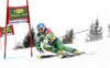 Marcus Sandell of Finland skiing in the first run of the Mens Giant slalom race of Audi FIS Ski World cup Kranjska gora, Slovenija. The Mens Giant Slalom race of Audi FIS Ski World cup 2013 was held on Saturday, 9th of March, 2013, on  course Podkoren in Kranjska gora, Slovenija.
