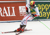 Marcel Hirscher of Austria reacts in the finish of the second run of the Mens Giant slalom race of Audi FIS Ski World cup Kranjska gora, Slovenija. The Mens Giant Slalom race of Audi FIS Ski World cup 2013 was held on Saturday, 9th of March, 2013, on  course Podkoren in Kranjska gora, Slovenija.
