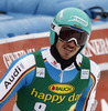 Felix Neureuther of Germany reacts in the finish of the second run of the Mens Giant slalom race of Audi FIS Ski World cup Kranjska gora, Slovenija. The Mens Giant Slalom race of Audi FIS Ski World cup 2013 was held on Saturday, 9th of March, 2013, on  course Podkoren in Kranjska gora, Slovenija.

