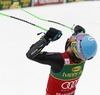 Ted Ligety of USA reacts in the finish of the second run of the Mens Giant slalom race of Audi FIS Ski World cup Kranjska gora, Slovenija. The Mens Giant Slalom race of Audi FIS Ski World cup 2013 was held on Saturday, 9th of March, 2013, on  course Podkoren in Kranjska gora, Slovenija.
