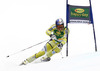 Aksel Lund Svindal of Norway skiing in the first run of the Mens Giant slalom race of Audi FIS Ski World cup Kranjska gora, Slovenija. The Mens Giant Slalom race of Audi FIS Ski World cup 2013 was held on Saturday, 9th of March, 2013, on  course Podkoren in Kranjska gora, Slovenija.
