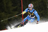 Manfred Moelgg of Italy skiing in the first run of the Mens Slalom race of Audi FIS Ski World cup Kranjska gora, Slovenija. The Mens Slalom race of Audi FIS Ski World cup 2013 was held on Sunday, 10th of March, 2013, on  course Podkoren in Kranjska gora, Slovenija.
