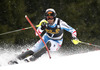 Mario Matt of Austria skiing in the first run of the Mens Slalom race of Audi FIS Ski World cup Kranjska gora, Slovenija. The Mens Slalom race of Audi FIS Ski World cup 2013 was held on Sunday, 10th of March, 2013, on  course Podkoren in Kranjska gora, Slovenija.

