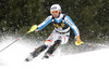 Fritz Dopfer of Germany skiing in the first run of the Mens Slalom race of Audi FIS Ski World cup Kranjska gora, Slovenija. The Mens Slalom race of Audi FIS Ski World cup 2013 was held on Sunday, 10th of March, 2013, on  course Podkoren in Kranjska gora, Slovenija.

