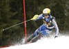 Markus Larsson of Sweden skiing in the first run of the Mens Slalom race of Audi FIS Ski World cup Kranjska gora, Slovenija. The Mens Slalom race of Audi FIS Ski World cup 2013 was held on Sunday, 10th of March, 2013, on  course Podkoren in Kranjska gora, Slovenija.
