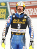 Andre Myhrer of Sweden reacts in the finish of the second run of the Mens Slalom race of Audi FIS Ski World cup Kranjska gora, Slovenija. The Mens Slalom race of Audi FIS Ski World cup 2013 was held on Sunday, 10th of March, 2013, on  course Podkoren in Kranjska gora, Slovenija.
