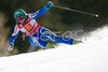 Denise Karbon of Italy on her way to win the crystal ball trophy of the womens giant slalom discipline title at the alpine ski World Cup finals in Bormio, Italy, Saturday, March 15, 2008.
