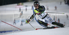 Fourth placed after first run Felix Neureuther of Germany skiing in first run of men slalom World Cup race in Schladming, Austria. Slalom race of traditional Schladming Night race and Men FIS Alpine skiing World Cup was held in Schladming, Austria, on 22nd of January 2008.
