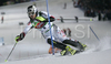 Second placed after first run Mario Matt of Austria skiing in first run of men slalom World Cup race in Schladming, Austria. Slalom race of traditional Schladming Night race and Men FIS Alpine skiing World Cup was held in Schladming, Austria, on 22nd of January 2008.
