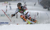 Kalle Palander of Finland skiing in first run of men slalom World Cup race in Schladming, Austria. Slalom race of traditional Schladming Night race and Men FIS Alpine skiing World Cup was held in Schladming, Austria, on 22nd of January 2008.
