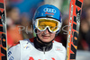 Tanja Poutiainen of Finland looks on after after FIS women alpine skiing World Cup giant slalom race in Ofterschwang, Germany. Giant slalom World cup race in Ofterschwang, Germany, was held on 26th of January 2008.
