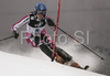 Veronika Zuzulova of Slovakia skiing in first run of women slalom World Cup race in Zagreb, Croatia. Slalom race of Snow Queen Trophy 2008 and Women FIS Alpine skiing World Cup was held in Zagreb, Croatia, on 15th of February 2008.
