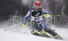 Nicole Gius of Italy skiing in first run of women slalom World Cup race in Zagreb, Croatia. Slalom race of Snow Queen Trophy 2008 and Women FIS Alpine skiing World Cup was held in Zagreb, Croatia, on 15th of February 2008.
