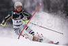 Carolin Fernsebner of Germany skiing in first run of women slalom World Cup race in Zagreb, Croatia. Slalom race of Snow Queen Trophy 2008 and Women FIS Alpine skiing World Cup was held in Zagreb, Croatia, on 15th of February 2008.

