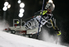 Carolin Fernsebner of Germany skiing in second run of women slalom World Cup race in Zagreb, Croatia. Slalom race of Snow Queen Trophy 2008 and Women FIS Alpine skiing World Cup was held in Zagreb, Croatia, on 15th of February 2008.
