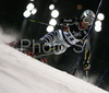 Fanny Chmelar of Germany skiing in second run of women slalom World Cup race in Zagreb, Croatia. Slalom race of Snow Queen Trophy 2008 and Women FIS Alpine skiing World Cup was held in Zagreb, Croatia, on 15th of February 2008.
