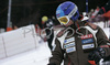 Tanja Poutiainen of Finland during course inspection before second run of men slalom World Cup race in Zagreb, Croatia. Slalom race of Snow Queen Trophy 2008 and Men FIS Alpine skiing World Cup was held in Zagreb, Croatia, on 17th of February 2008.

