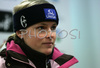 Third placed Veronika Zuzulova of Slovakia in press conference after women slalom World Cup race in Zagreb, Croatia. Slalom race of Snow Queen Trophy 2008 and Women FIS Alpine skiing World Cup was held in Zagreb, Croatia, on 15th of February 2008.