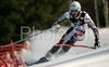 Steve Missillier of France skiing in second run of men slalom World Cup race in Zagreb, Croatia. Slalom race of Men FIS Alpine skiing World Cup was held in Zagreb, Croatia, on 17th of February 2008.
