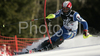 Patrick Thaler of Italy skiing in second run of men slalom World Cup race in Zagreb, Croatia. Slalom race of Men FIS Alpine skiing World Cup was held in Zagreb, Croatia, on 17th of February 2008.

