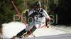Third placed Reinfried Herbst of Austria skiing in second run of men slalom World Cup race in Zagreb, Croatia. Slalom race of Men FIS Alpine skiing World Cup was held in Zagreb, Croatia, on 17th of February 2008.
