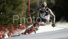 7th placed Akira Sasaki of Japan skiing in second run of men slalom World Cup race in Zagreb, Croatia. Slalom race of Men FIS Alpine skiing World Cup was held in Zagreb, Croatia, on 17th of February 2008.
