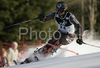 7th placed Akira Sasaki of Japan skiing in second run of men slalom World Cup race in Zagreb, Croatia. Slalom race of Men FIS Alpine skiing World Cup was held in Zagreb, Croatia, on 17th of February 2008.
