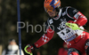 Second placed Ivica Kostelic of Croatia skiing in second run of men slalom World Cup race in Zagreb, Croatia. Slalom race of Men FIS Alpine skiing World Cup was held in Zagreb, Croatia, on 17th of February 2008.
