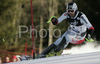 Winner Mario Matt of Austria skiing in second run of men slalom World Cup race in Zagreb, Croatia. Slalom race of Men FIS Alpine skiing World Cup was held in Zagreb, Croatia, on 17th of February 2008.
