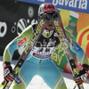 Mitja Dragsic of Slovenia reacts in finish of second run of men slalom World Cup race in Zagreb, Croatia. Slalom race of Men FIS Alpine skiing World Cup was held in Zagreb, Croatia, on 17th of February 2008.
