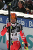 Second placed Ivica Kostelic of Croatia celebrating in finish of second run of men slalom World Cup race in Zagreb, Croatia. Slalom race of Men FIS Alpine skiing World Cup was held in Zagreb, Croatia, on 17th of February 2008.

