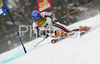 Jean-Baptiste Grange of France skiing in first run of men giant slalom World Cup race in Kranjska Gora, Slovenia. Giant slalom race of Men FIS Alpine skiing World Cup was held in Kranjska Gora, Slovenia, on 8th of March 2008.
