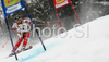 Jukka Leino of Finland skiing in first run of men giant slalom World Cup race in Kranjska Gora, Slovenia. Giant slalom race of Men FIS Alpine skiing World Cup was held in Kranjska Gora, Slovenia, on 8th of March 2008.
