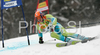 Bernard Vajdic of Slovenia skiing in first run of men giant slalom World Cup race in Kranjska Gora, Slovenia. Giant slalom race of Men FIS Alpine skiing World Cup was held in Kranjska Gora, Slovenia, on 8th of March 2008.
