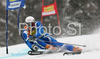 Christof Innerhofer of Italy skiing in first run of men giant slalom World Cup race in Kranjska Gora, Slovenia. Giant slalom race of Men FIS Alpine skiing World Cup was held in Kranjska Gora, Slovenia, on 8th of March 2008.
