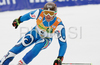 Third placed Massimiliano Blardone of Italy reacts in finish of men giant slalom World Cup race in Kranjska Gora, Slovenia. Giant slalom race of Men FIS Alpine skiing World Cup was held in Kranjska Gora, Slovenia, on 8th of March 2008.
