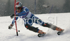 Christof Innerhofer of Italy skiing in first run of men slalom World Cup race in Kranjska Gora, Slovenia. Slalom race of Men FIS Alpine skiing World Cup was held in Kranjska Gora, Slovenia, on 9th of March 2008.
