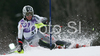 Third placed Marcel Hirscher of Austria  skiing in second run of men slalom World Cup race in Kranjska Gora, Slovenia. Slalom race of Men FIS Alpine skiing World Cup was held in Kranjska Gora, Slovenia, on 9th of March 2008.
