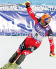 Second placed Ivica Kostelic of Croatia  reacts in finish of second run of men slalom World Cup race in Kranjska Gora, Slovenia. Slalom race of Men FIS Alpine skiing World Cup was held in Kranjska Gora, Slovenia, on 9th of March 2008.
