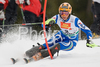 Chiara Costazza of Italy clears a gate during the womens alpine ski World Cup  finals slalom race in Bormio, Italy, Friday, March 14, 2008.
