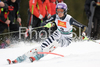 Maria Riesch of Germany clears a gate during the womens alpine ski World Cup  finals slalom race in Bormio, Italy, Friday, March 14, 2008.
