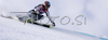 Third after first run, Denise Karbon of Italy skiing during first run of Women giant slalom Audi FIS Ski World Cup 2008-09 opening race. First race of Women Audi FIS Ski World Cup season 2008-09 was held on Saturday, 25th of October 2008 in Soelden, Austria.
